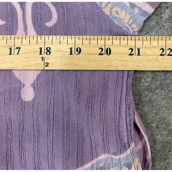 Mission Canyon Santa Barbara Layered Maxi Dress Purple Large Lagenlook Artsy - Picture 7 of 14